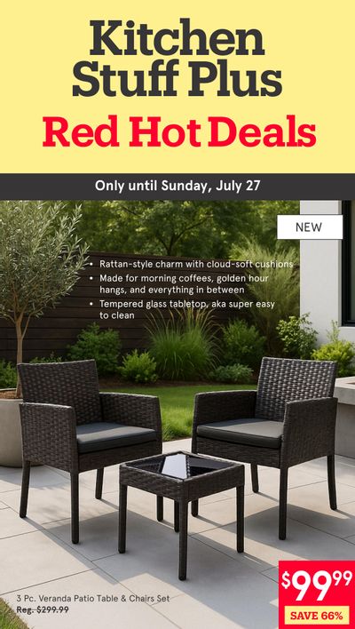 Kitchen Stuff Plus Red Hot Deals Flyer July 21 to 27