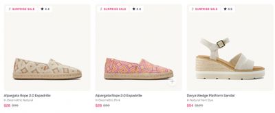 TOMS Canada Surprise Sale Deals: Save up to 70% Off