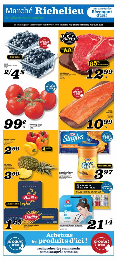 Marche Richelieu Flyer July 24 to 30