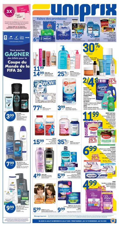 Uniprix Flyer July 24 to 30