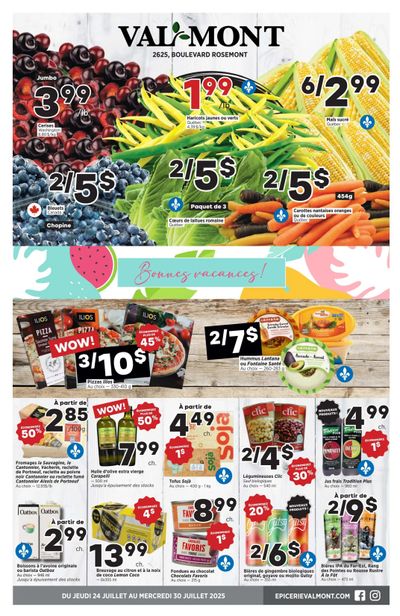 Val-Mont Flyer July 24 to 30