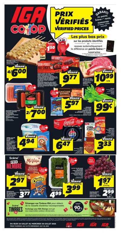 IGA (NB) Flyer July 24 to 30
