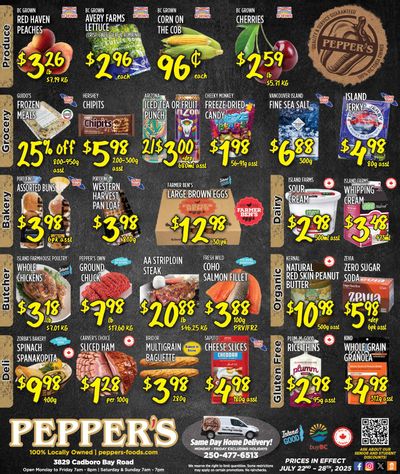 Pepper's Foods Flyer July 22 to 28
