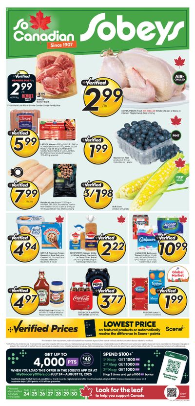 Sobeys (Atlantic) Flyer July 24 to 30