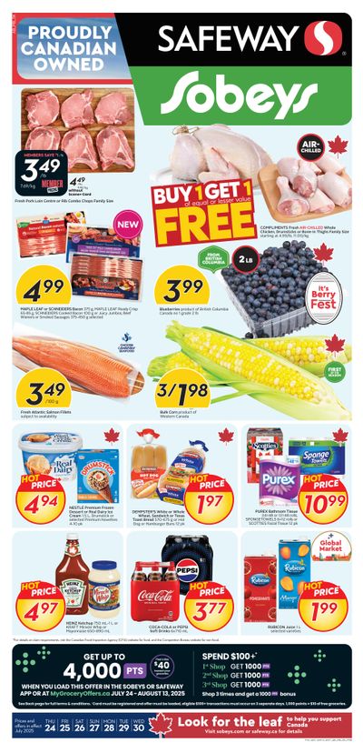 Sobeys/Safeway (AB, SK & MB) Flyer July 24 to 30