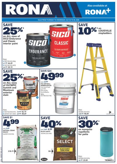 Rona & Rona+ (West) Flyer July 24 to 30