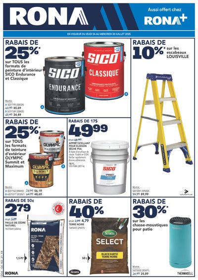 Rona & Rona+ (QC) Flyer July 24 to 30