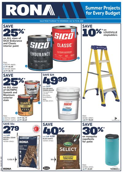 Rona & Rona+ (Atlantic) Flyer July 24 to 30