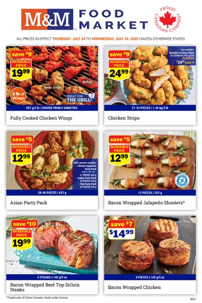 M&M Food Market (Atlantic & West) Flyer July 24 to 30