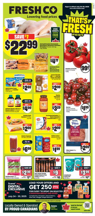 FreshCo (West) Flyer July 24 to 30