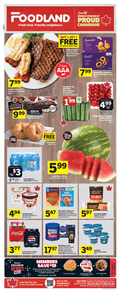 Foodland (ON) Flyer July 24 to 30