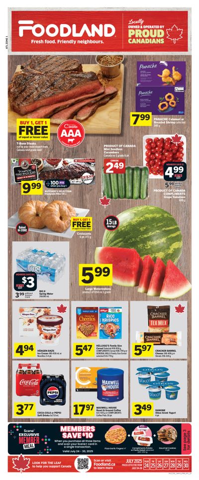 Foodland (Atlantic) Flyer July 24 to 30
