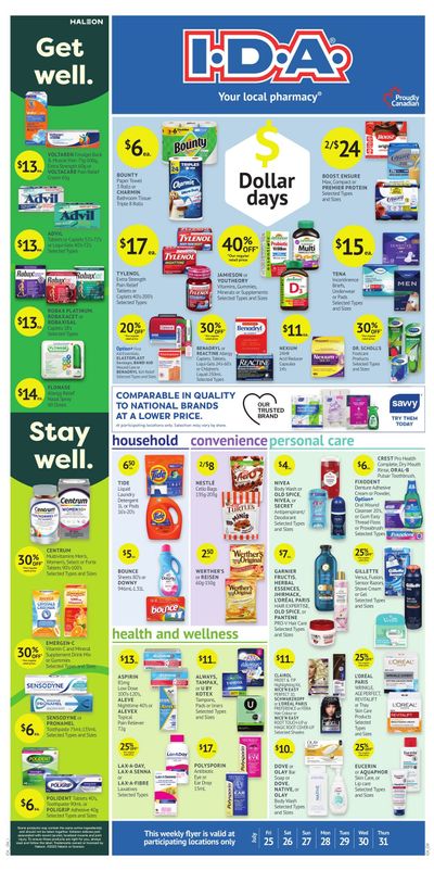 I.D.A. Flyer July 25 to 31