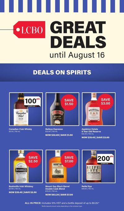 LCBO Flyer July 21 to August 16