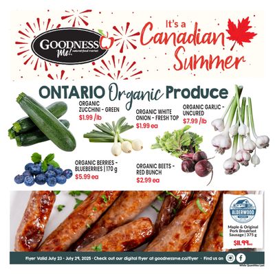 Goodness Me Flyer July 23 to 29
