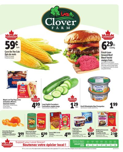 Clover Farm (Atlantic) Flyer July 24 to 30