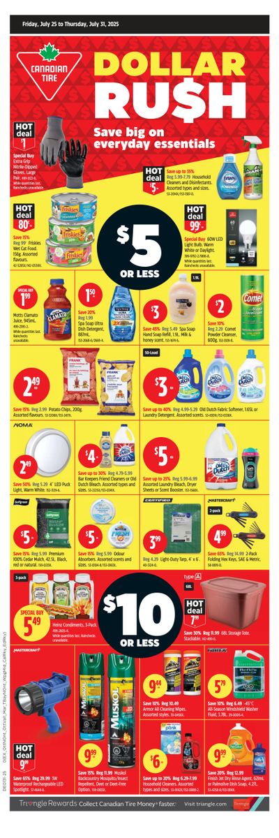 Canadian Tire (ON) Flyer July 25 to 31