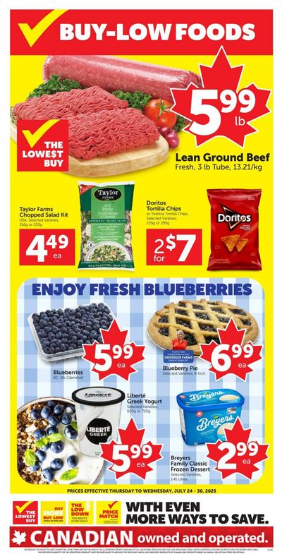 Buy-Low Foods Flyer July 24 to 30
