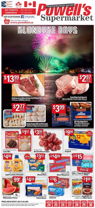 Powell's Supermarket Flyer July 24 to 30