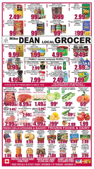 Mike Dean's Super Food Stores Flyer November 8 to 14