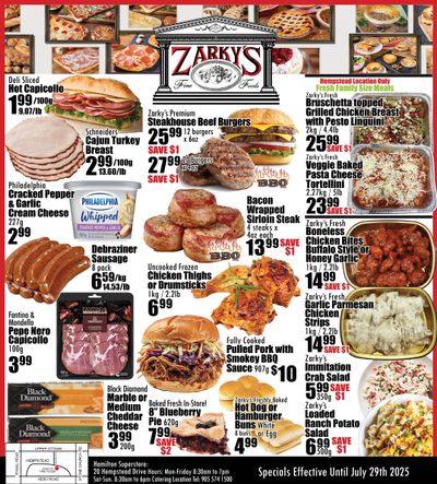 Zarky's Flyer July 23 to 29