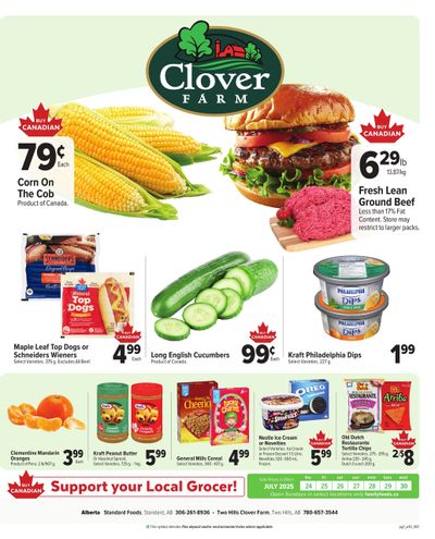 Clover Farm (West) Flyer July 24 to 30