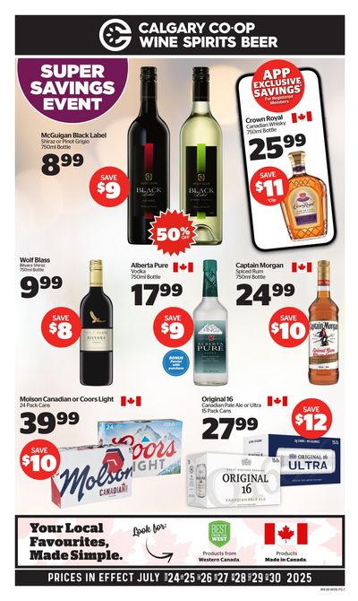 Calgary Co-op SWCB Flyer July 24 to 30