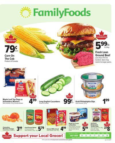 Family Foods Flyer July 24 to 30