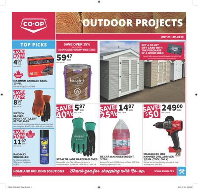 Co-op (West) Home Centre Flyer July 24 to 30