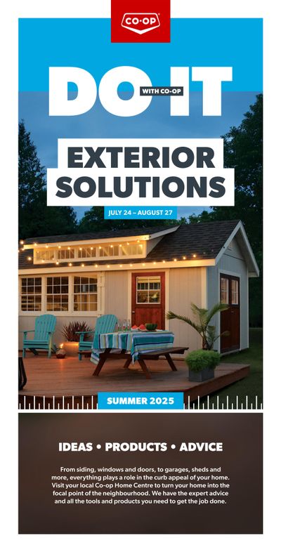 Co-op (West) Home Centre Do-It Catalogue July 24 to 30