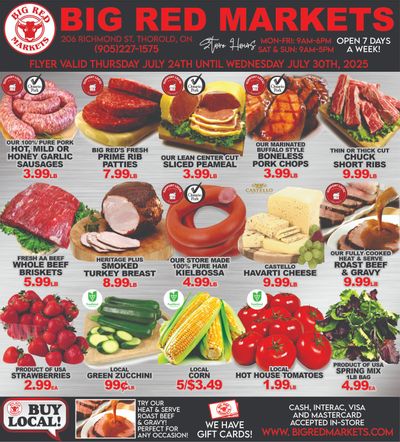 Big Red Markets Flyer July 24 to 30