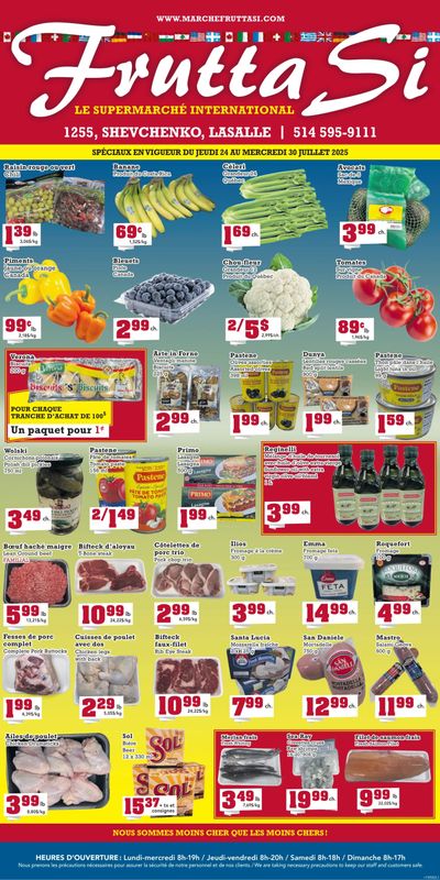 Frutta Si Flyer July 24 to 30