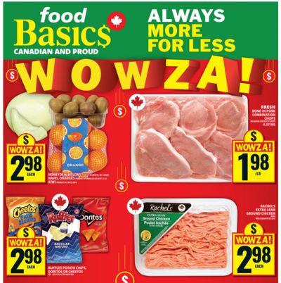 Food Basics Ontario Flyer Deals July 24th – 30th: Combination Pork Chops $1.98/lb + More