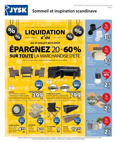 JYSK (QC) Flyer July 24 to August 6