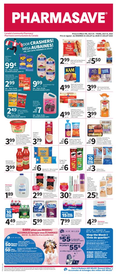 Pharmasave (NB) Flyer July 25 to 31