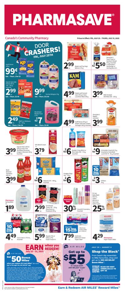 Pharmasave (Atlantic) Flyer July 25 to 31
