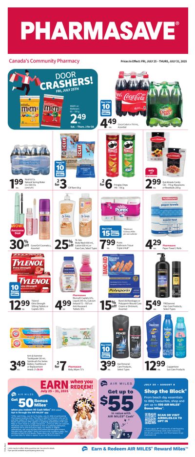 Pharmasave (West) Flyer July 25 to 31