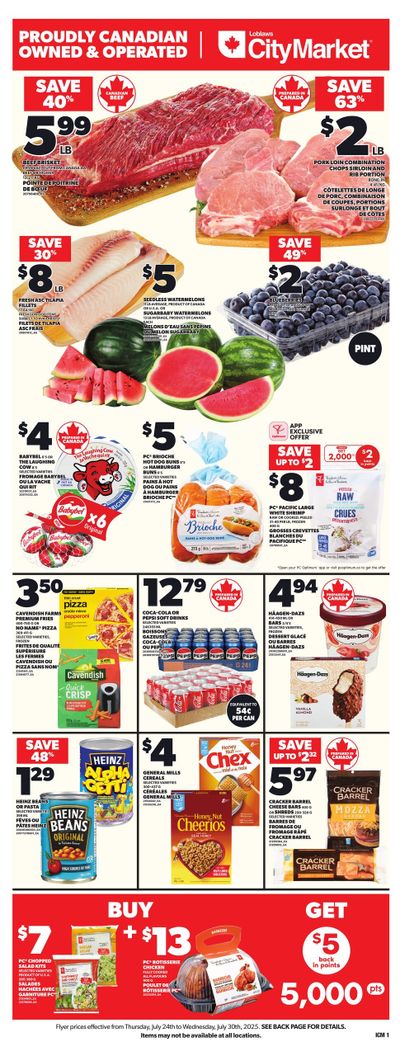 Loblaws City Market (ON) Flyer July 24 to 30