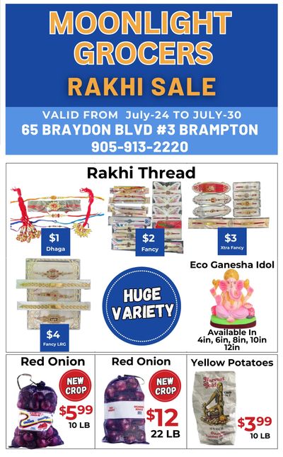 Moonlight Grocers Flyer July 24 to 30