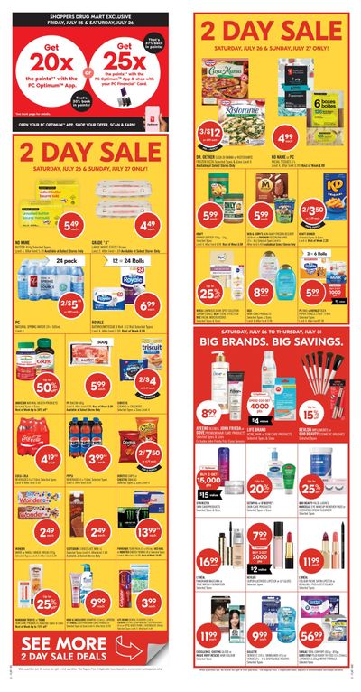 Shoppers Drug Mart (Atlantic) Flyer July 26 to 31