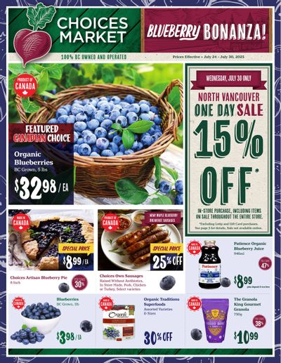 Choices Market Flyer July 24 to 30