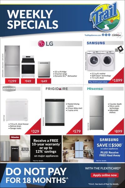 Trail Appliances (AB & SK) Flyer July 24 to 30