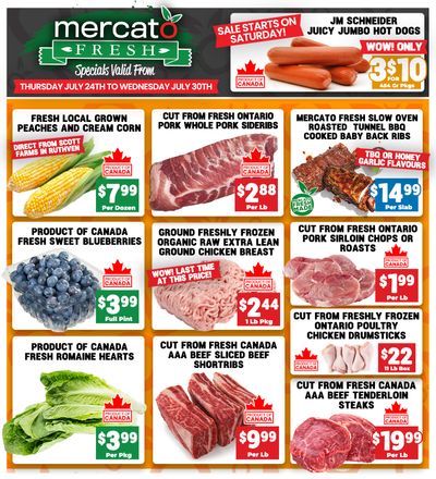 Mercato Fresh Flyer July 24 to 30