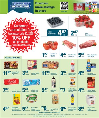 Bulkley Valley Wholesale Flyer July 24 to 30