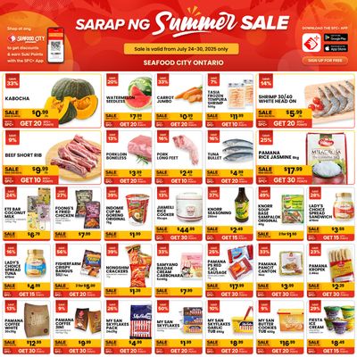 Seafood City Supermarket (ON) Flyer July 24 to 30