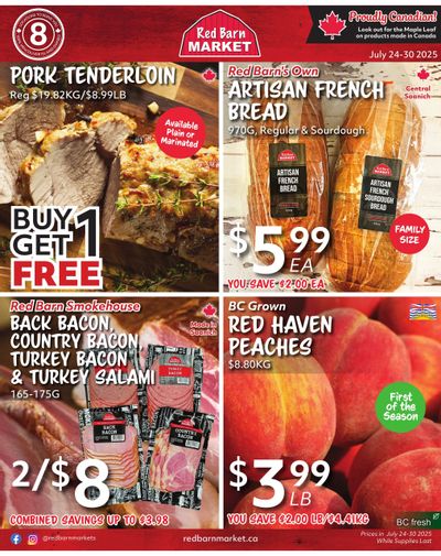 Red Barn Market Flyer July 24 to 30
