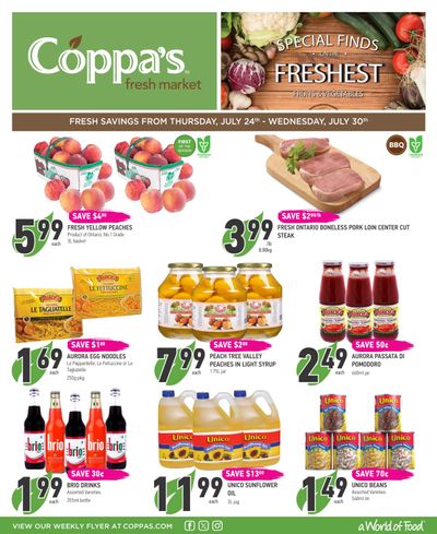 Coppa's Fresh Market Flyer July 24 to 30