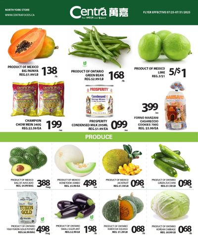 Centra Foods (North York) Flyer July 25 to 31
