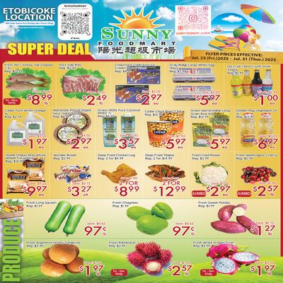 Sunny Foodmart (Etobicoke) Flyer July 25 to 31