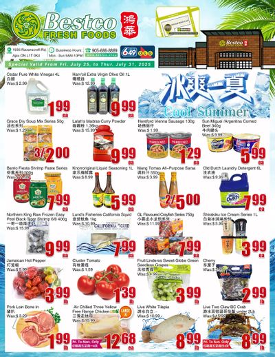 BestCo Food Mart (Ajax) Flyer July 25 to 31